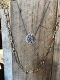 Saint Christopher medal necklace